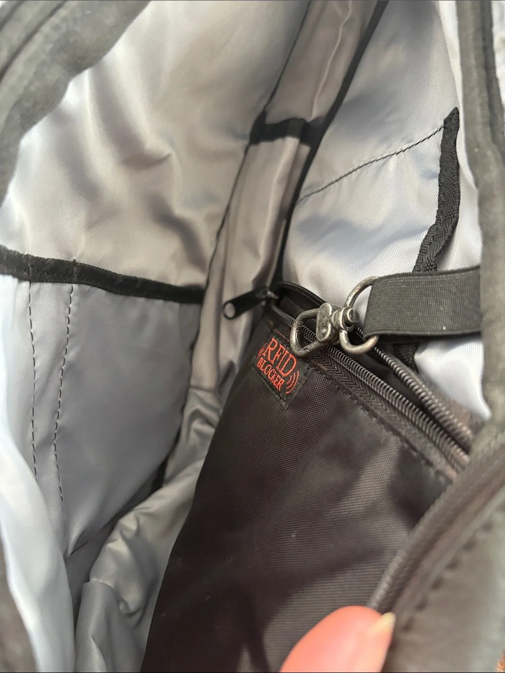 Leather Ameribag Black Leather Sling Bag